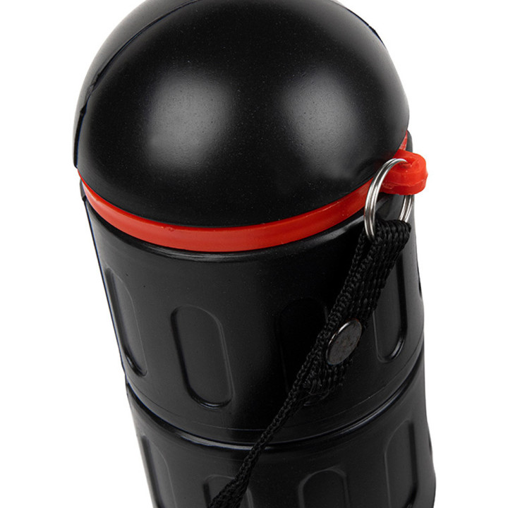 Tubo Porta Desenhos Plástico 40cm Diâmetro 5cm Preto
