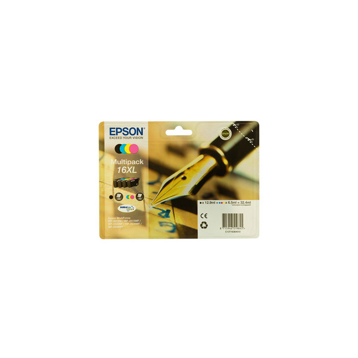 Pack Tinteiros Epson 16XL 4 Cores C13T16364010