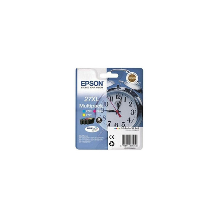 Pack Tinteiros Epson 27XL 3 Cores C13T27154010 10,4ml