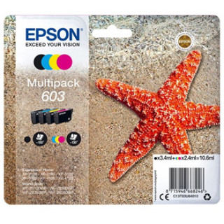 Pack Tinteiros Epson 603 4 Cores C13T03U64010