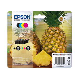 Pack Tinteiros Epson 604 4 Cores C13T10G64010