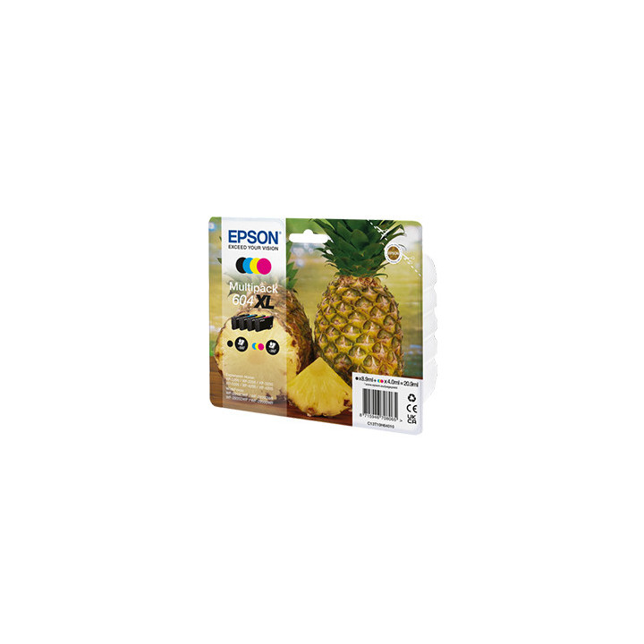 Pack Tinteiros Epson 604XL 4 Cores C13T10H64010