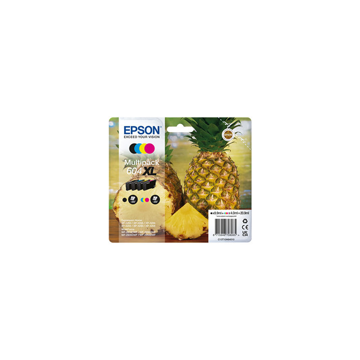 Pack Tinteiros Epson 604XL 4 Cores C13T10H64010