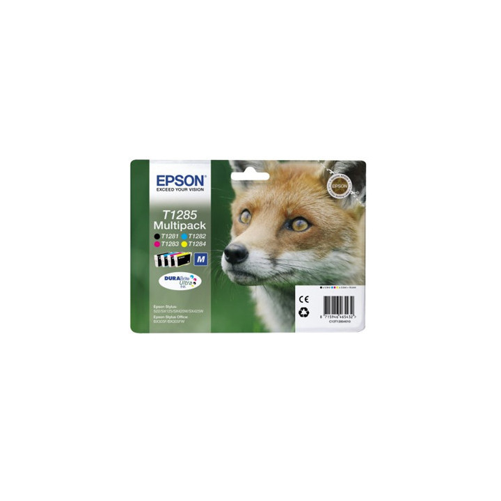 Pack Tinteiros Epson T1285 4 Cores C13T12854010
