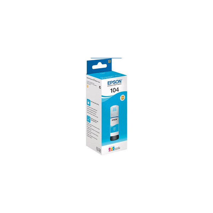 Tinteiro Epson 104 Azul C13T00P240 70ml 7500 Pág.