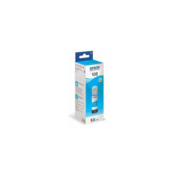 Tinteiro Epson 106 Azul C13T00R240 70ml 5000 Pág.