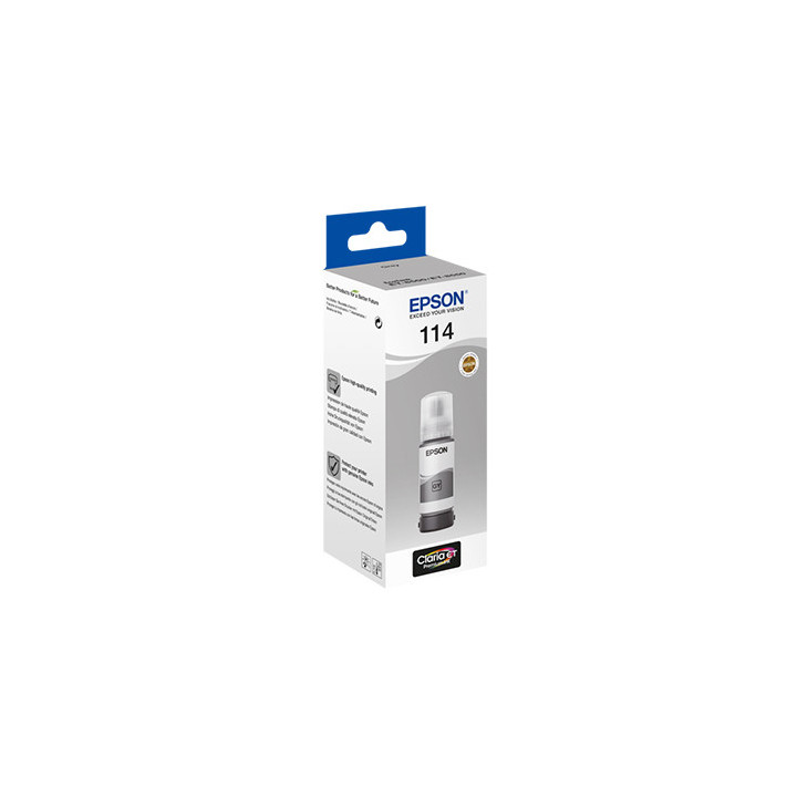 Tinteiro Epson 114 Cinzento C13T07B540 70ml