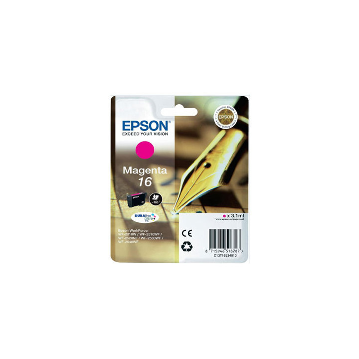 Tinteiro Epson 16 Magenta C13T16234010 3,3ml