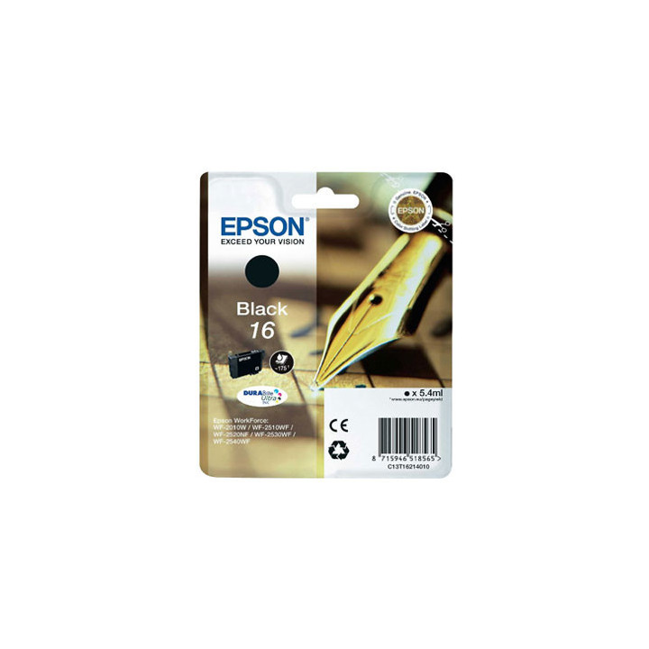 Tinteiro Epson 16 Preto C13T16214010 5,4ml