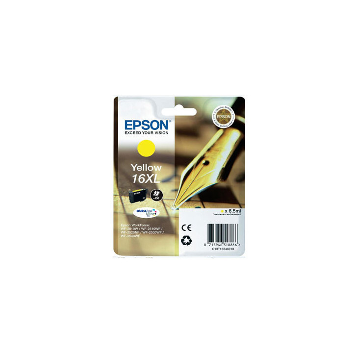Tinteiro Epson 16XL Amarelo C13T16344010 6,5ml
