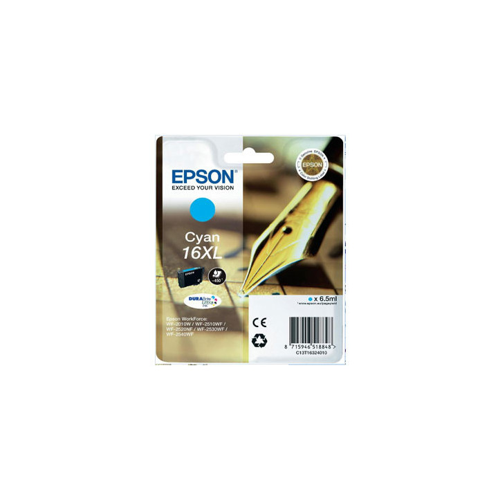 Tinteiro Epson 16XL Azul C13T16324010 6,5ml