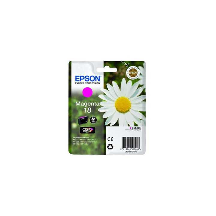Tinteiro Epson 18 Magenta C13T18034010 3,3ml