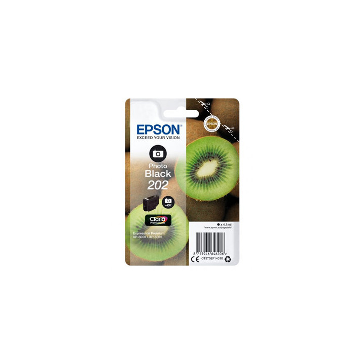 Tinteiro Epson 202 Preto Foto C13T02F14010 4,1ml