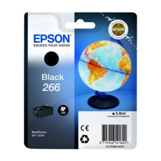 Tinteiro Epson 266 Preto C13T26614010 5,8ml 250 Pág.