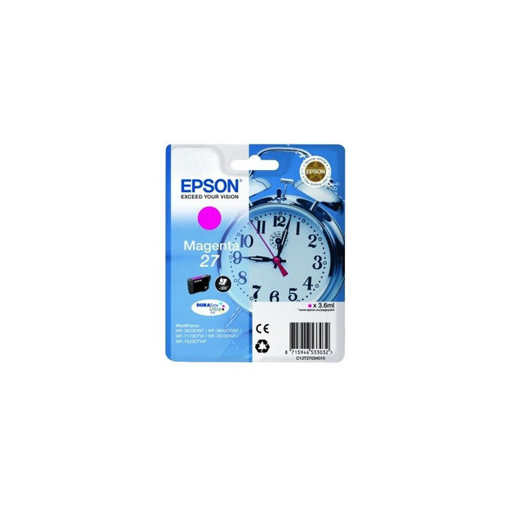 Tinteiro Epson 27 Magenta C13T27034010 3,6ml