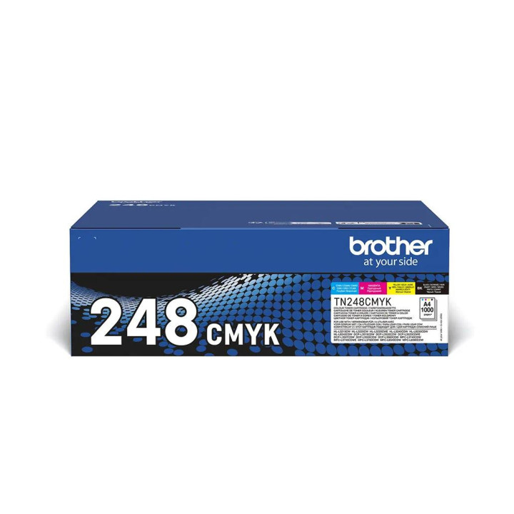 Pack Toners Brother TN-248VAL 4 Cores 1000 Pág.