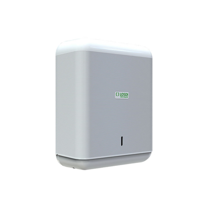 Dispensador Toalhas Mão Zig-Zag EcoLuxe Losdi Branco