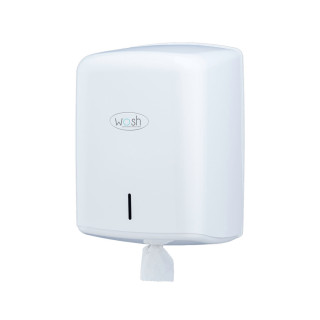 Dispensador Toalhas Rolo Extração Central Branco