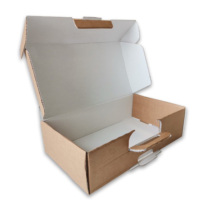 Caixa Auto-Montável 345x197x093mm com Pega Cartão Simples 5un