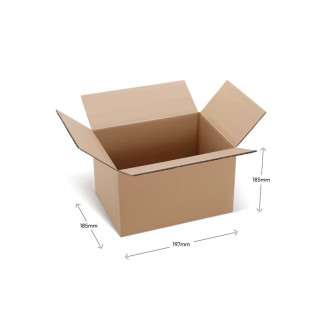 Caixa Cartão Simples 197x185x185mm (0,0067m3) 30un