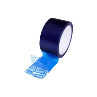 Fita Adesiva Segurança 33mmx35m Azul Confidencial
