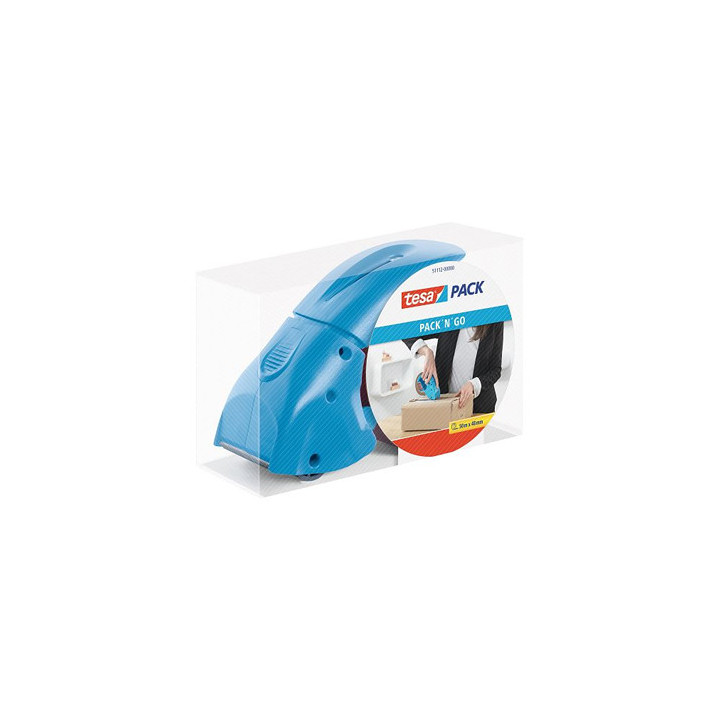 Desenrolador Punho Fita 50mm + 1 Rolo 50mmx66m Azul
