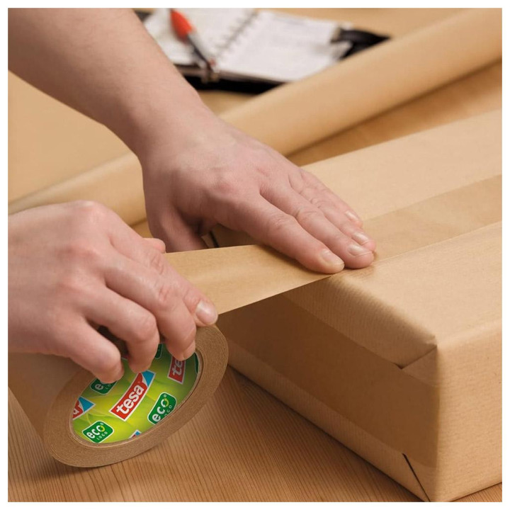 Fita Adesiva 50mmx50m Castanha Papel Tesa 1un