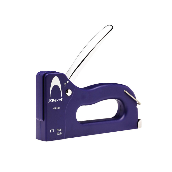 Agrafador Pistola Rexel Value Full Strip Azul