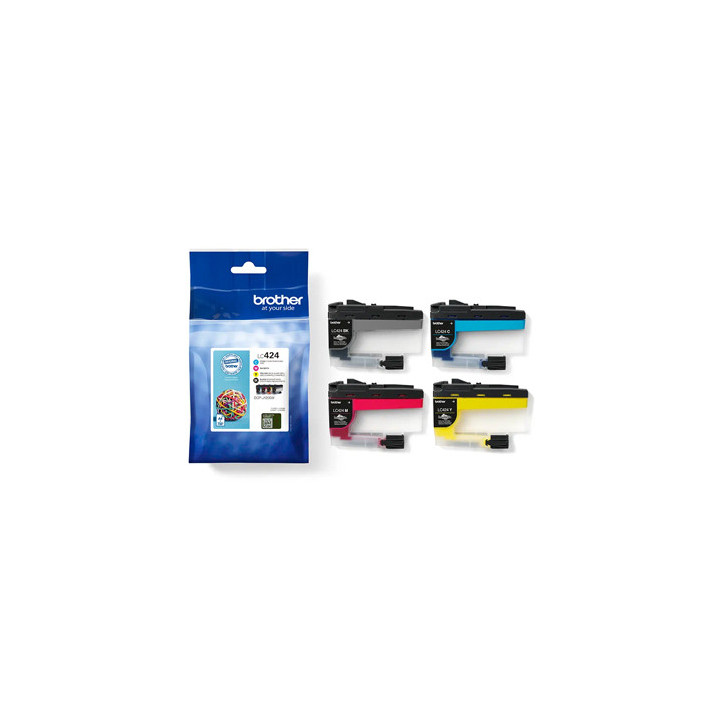 Pack Tinteiros Brother LC424VAL 4 Cores 750 Pág.