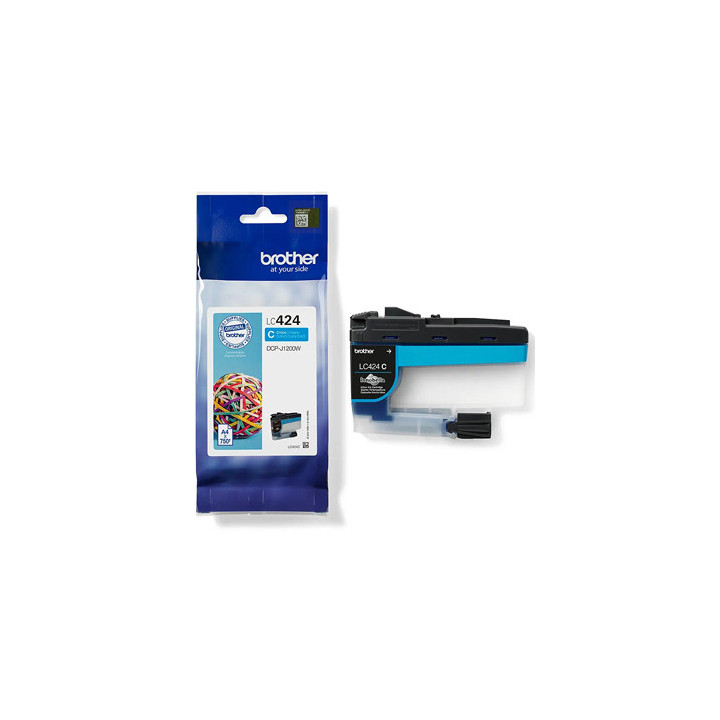 Tinteiro Brother LC424C Azul 750 Pág.