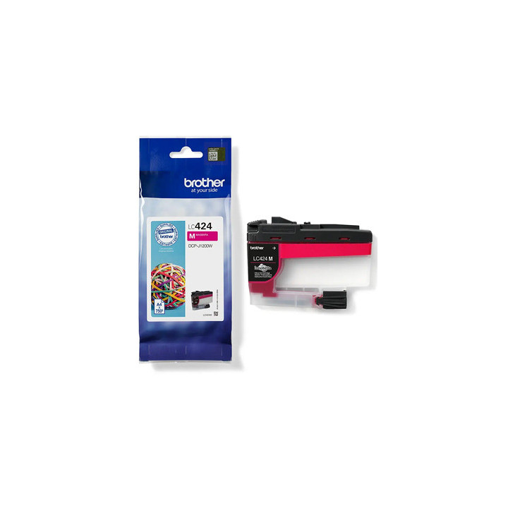 Tinteiro Brother LC424M Magenta 750 Pág.