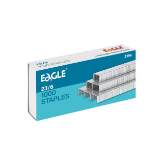 Agrafos 23/6 Eagle (10/40 Folhas) Cx4000un