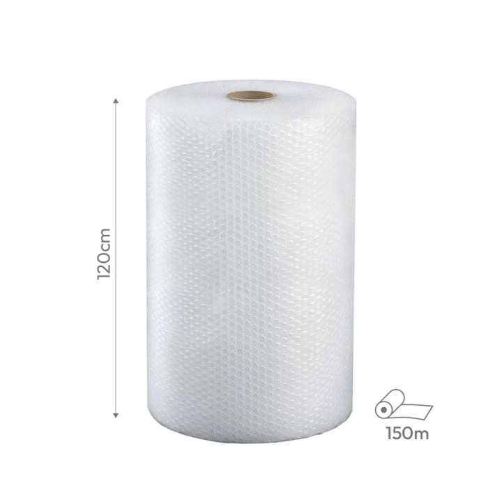 Plástico Proteção com Bolhas de Ar 120cmx150m Rolo