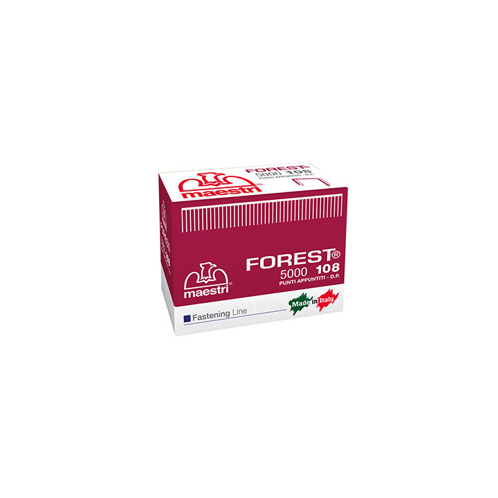 Agrafos 108 Forest (8mm) para Rocamatica 114 Cx. 5000un