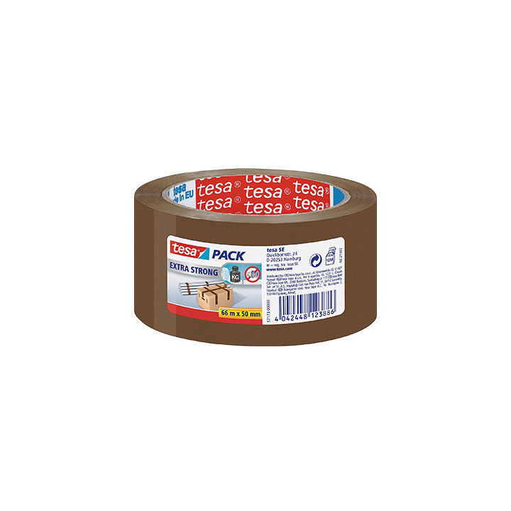 Fita Adesiva 50mmx66m Castanha PP Tesa 4089 2un