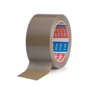 Fita Adesiva 38mmx66m Castanha PVC Tesa 4120 2un