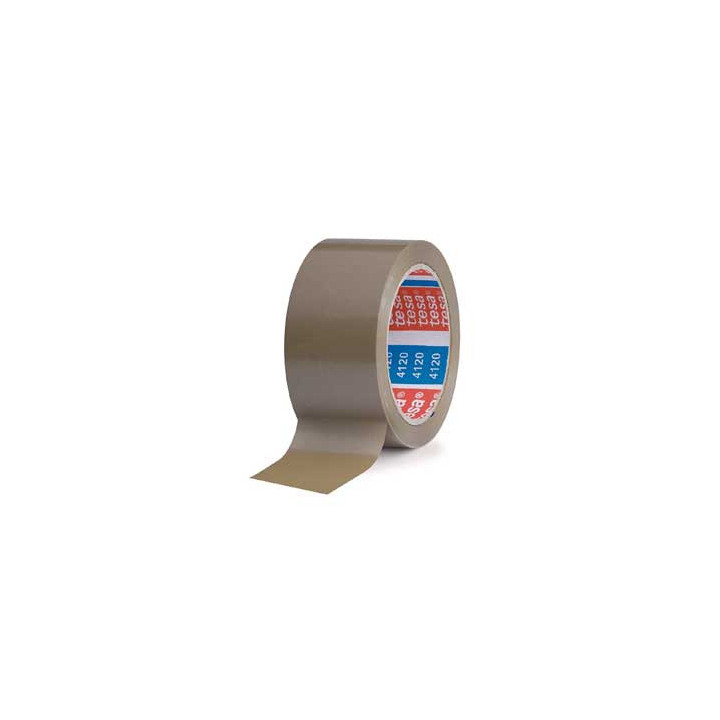 Fita Adesiva 38mmx66m Castanha PVC Tesa 4120 2un