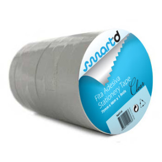 Fita Adesiva 75mmx66m Transparente PP (baixo ruído) 6un
