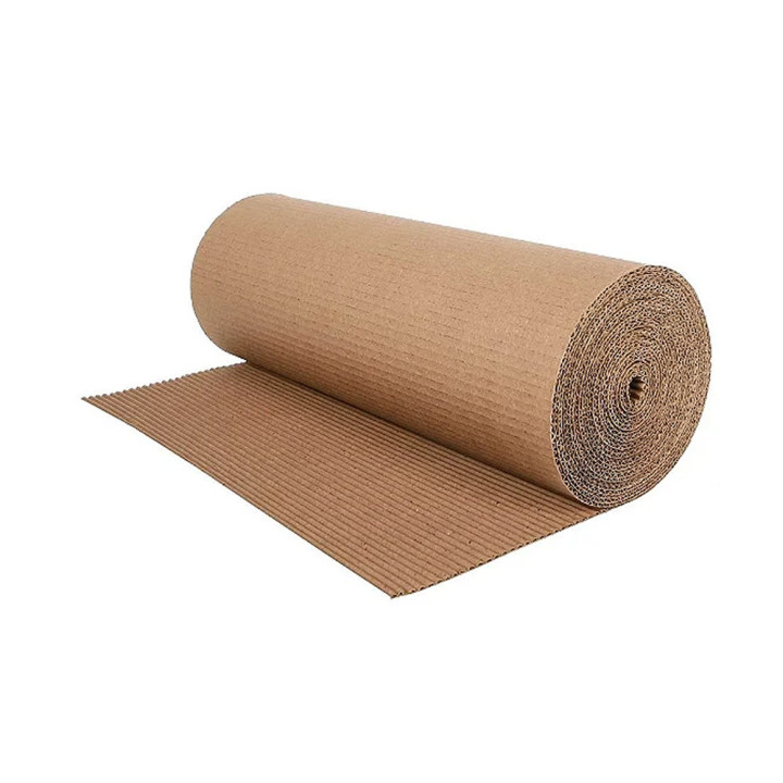 Cartão Proteção Canelado 80cmx10m Bobine Castanho