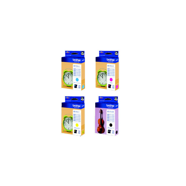 Pack Tinteiros Brother LC127XLVALBP 4 Cores