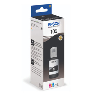 Tinteiro Epson 102 Preto C13T03R140 127ml 7500 Pág.