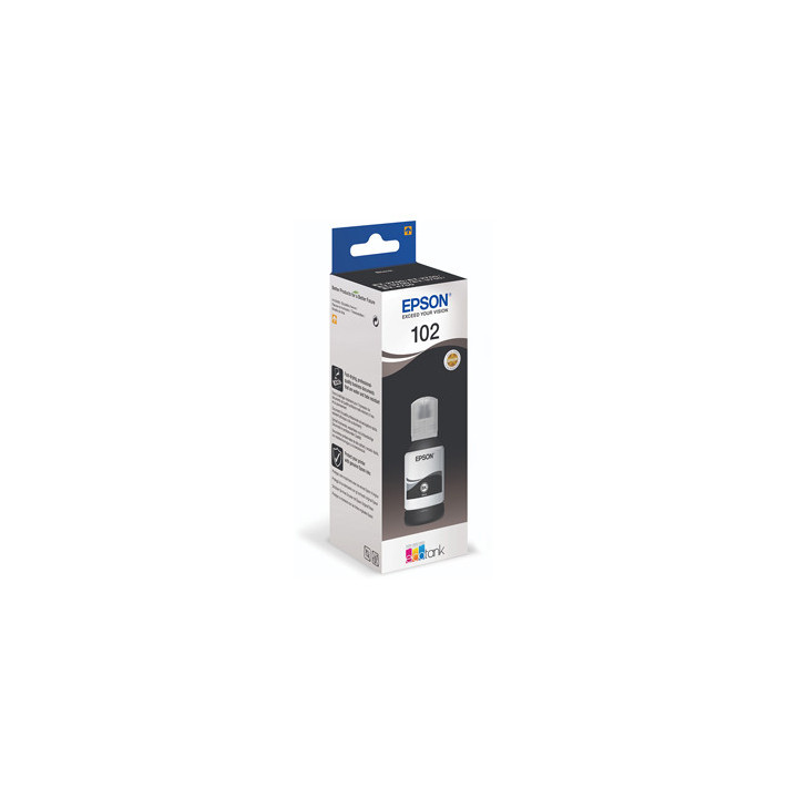 Tinteiro Epson 102 Preto C13T03R140 127ml 7500 Pág.