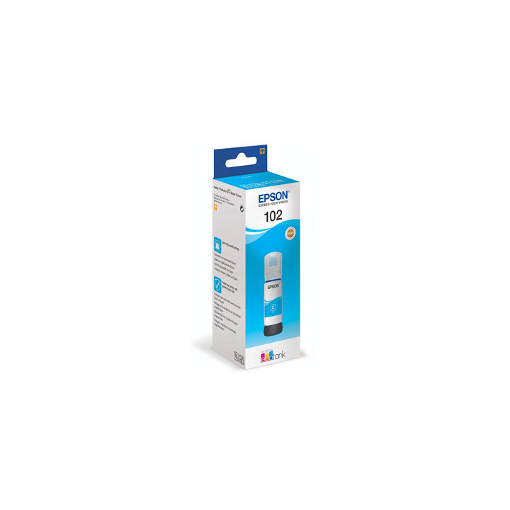 Tinteiro Epson 102 Azul C13T03R240 70ml 6000 Pág.